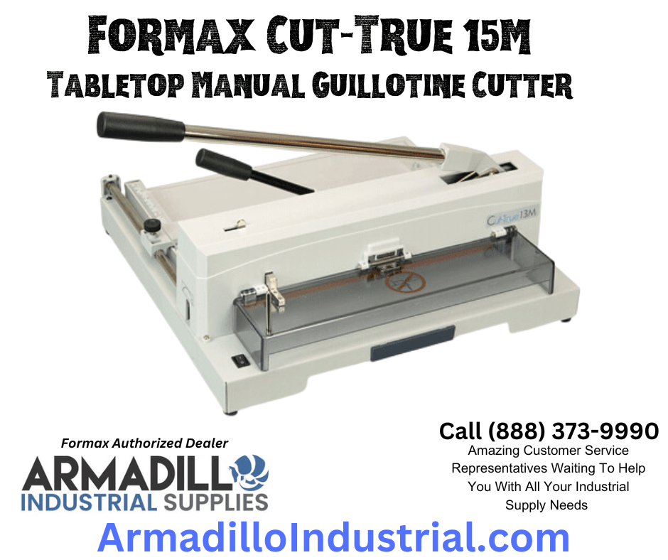 Formax Cut-True 13M Tabletop Manual Guillotine Cutter – Armadillo ...