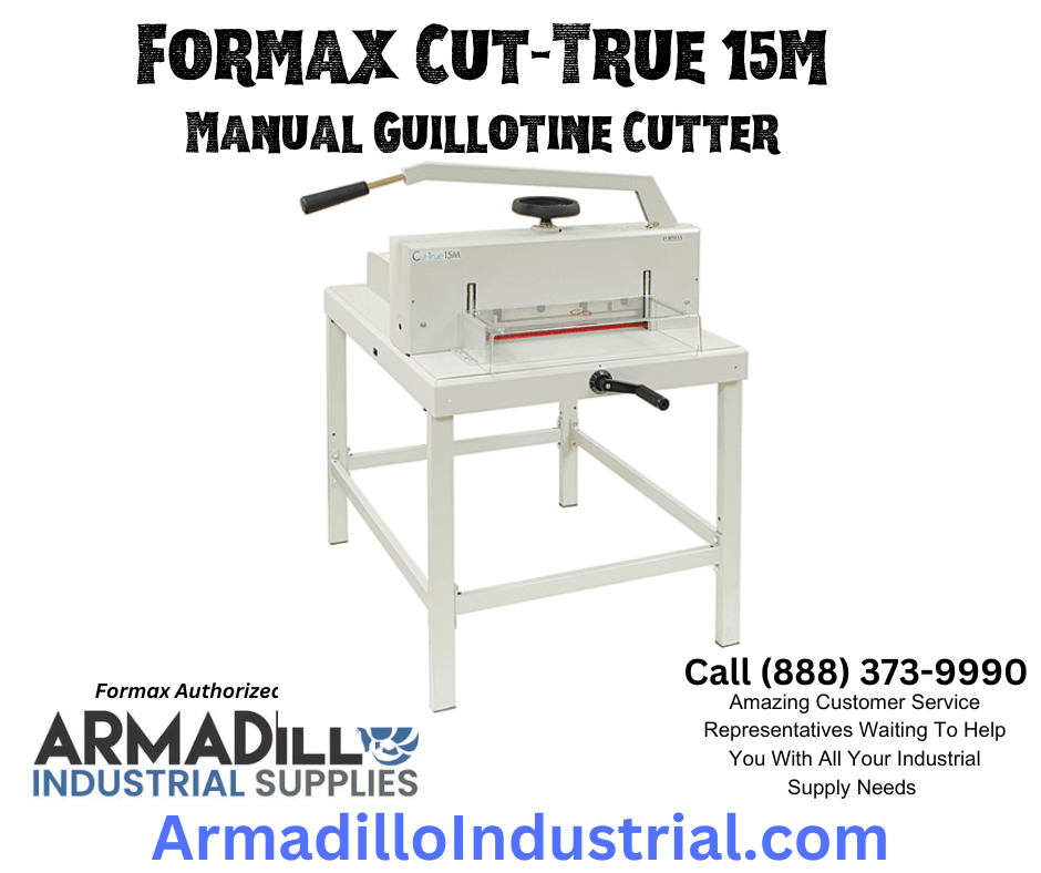 Formax Cut-True 15M Manual Guillotine Cutter – Armadillo Industrial