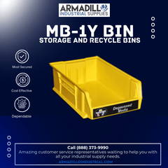 Garner Products MB-1Y Bin Storage and Recycle Bins MB-1Y