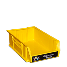 Garner Products MB-1Y Bin Storage and Recycle Bins MB-1Y