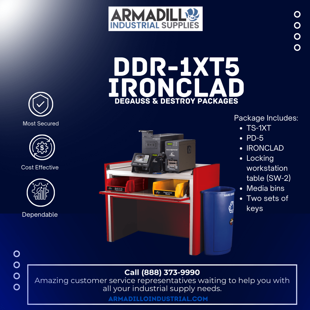 Garner Products Performer DDR-1XT5E IRONCLAD Degauss & Destroy Package DDR-1XT5E IRONCLAD