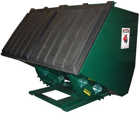 Hippo Hopper 2 Cubic Yard Recycle and Refuse Self-Dumping Hopper HH32RR
