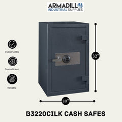 Hollon Safes B3220CILK Cash Safe B3220CILK