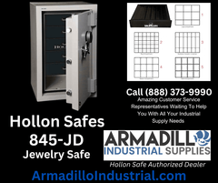 Hollon Safes Hollon 845-JD  Fire & Burglary Jewelry Safe