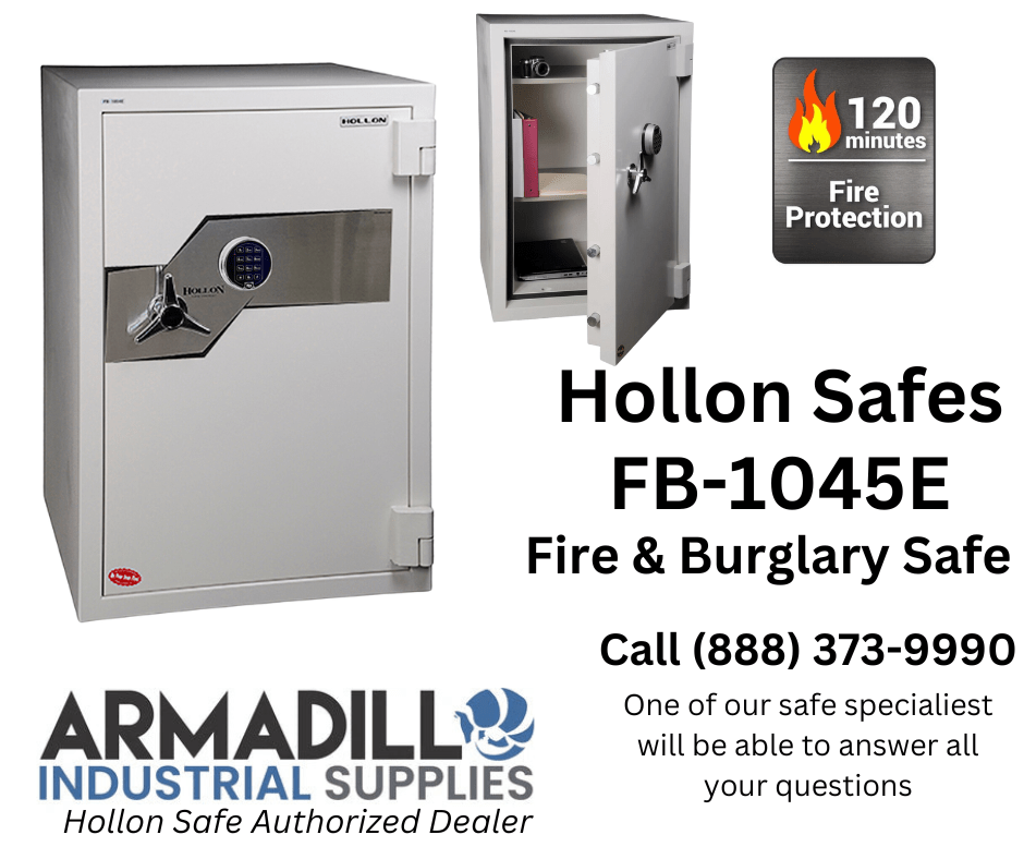 Hollon Safes Hollon FB-1054E Fireproof Burglary Safe