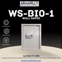 Hollon Safes Modern WS-BIO-1 Wall Safe WS-BIO-1
