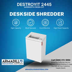MBM DESTROYIT 2445 Superior Cross-Cut Deskside Paper Shredders DSH0066-2445 cross-cut