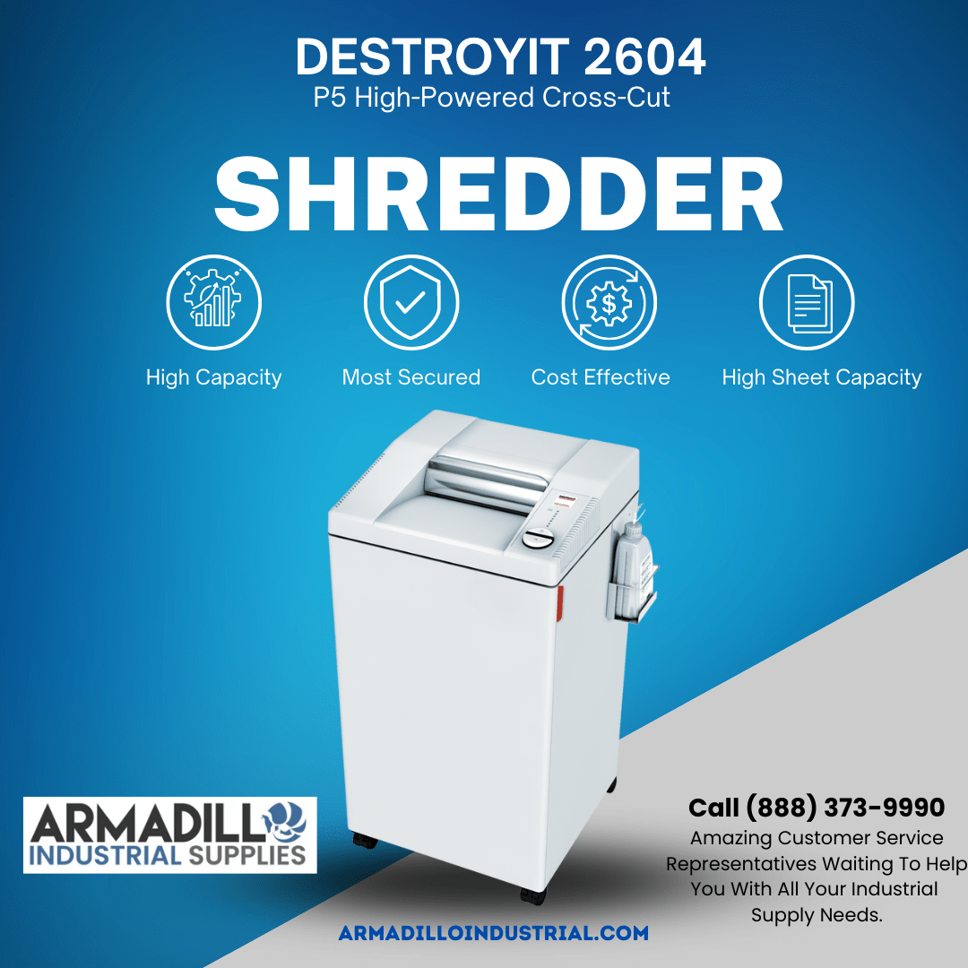 MBM Destroyit 5009 Cross Cut Paper Shredder Level 2/P-2 – Destroyit Paper  Shredders