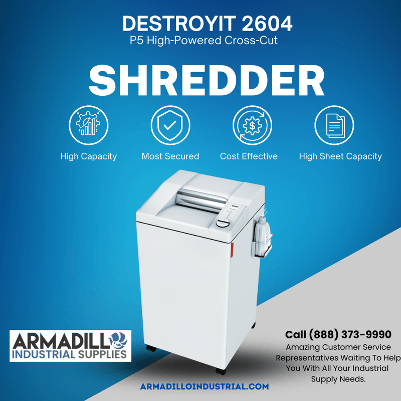 DESTROYIT MBM 2604 Superior Strip-Cut Centralized Paper Shredders ...