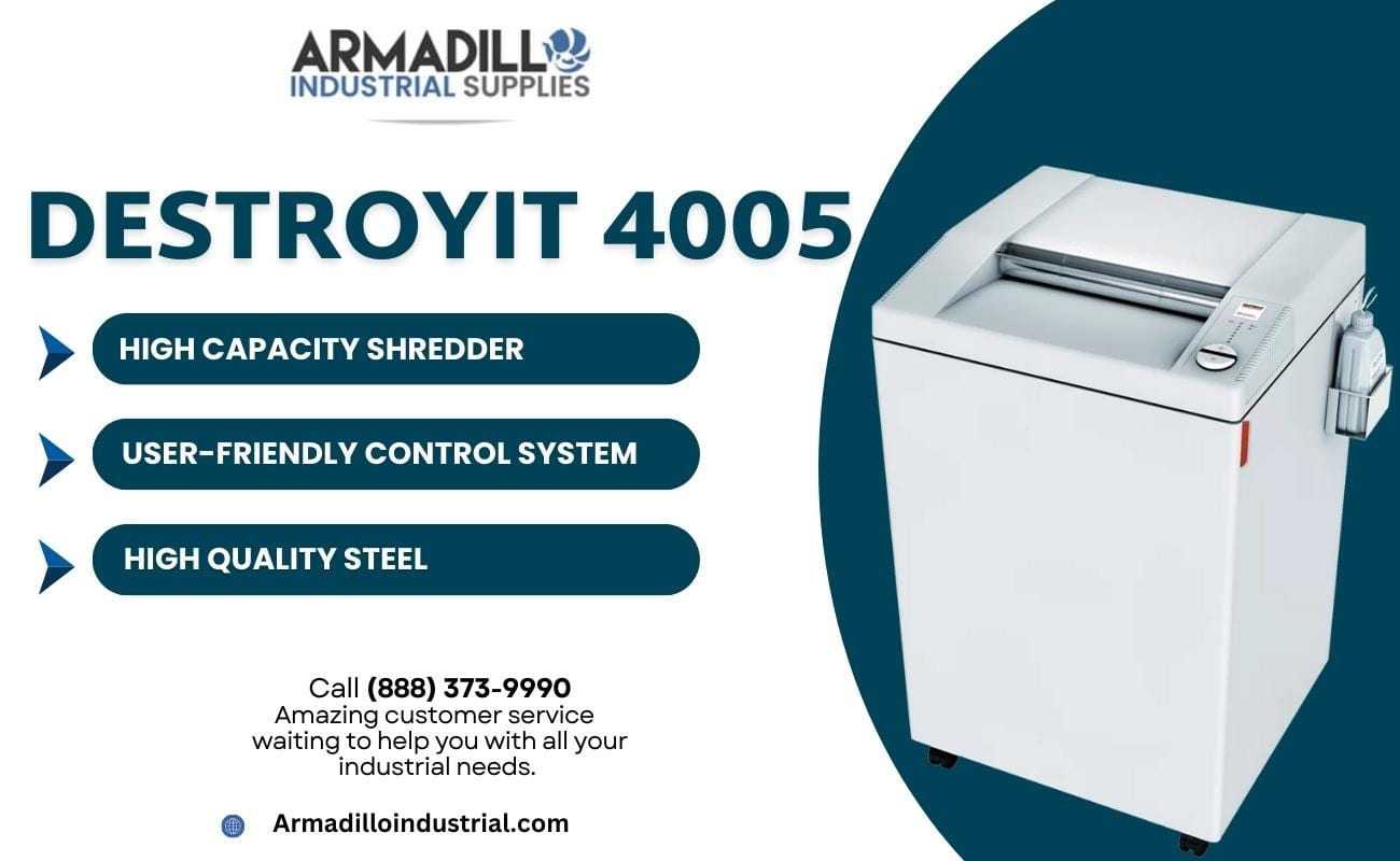 4005 Strip-Cut DESTROYIT Centralized Paper Shredders – Armadillo Industrial