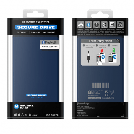 SecureDrive® BT - Encrypted External Drive – Armadillo Industrial