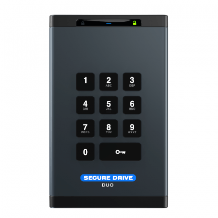 Secure Drive SecureDrive® DUO Hardware-Encrypted External Drive