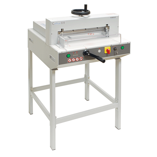 Formax No Add-on Formax Cut-True 22S Semi-Automatic Guillotine  Electric  Cutter with Laser Line & Metal Stand Cut-True 22S